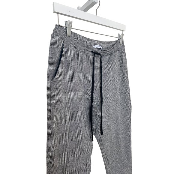 Zara Basic Glen Check Plaid Lounge Pants - Picture 2 of 4